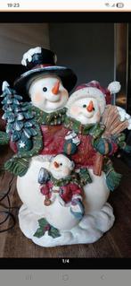 Mooie kerstsneeuwpop met verlichting, Ophalen