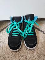 Air Jordan 1 Mid zwart/blauw maat 39 Retro sneakers, Ophalen of Verzenden, Zo goed als nieuw, Blauw