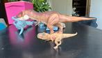 Jurassic world grote t rex en kleine trex, Ophalen of Verzenden, Zo goed als nieuw