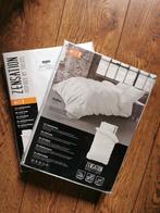 Twee eenpersoons dekbedovertrekken NIEUW, Wit, Dekbedovertrek, Ophalen of Verzenden, Nieuw