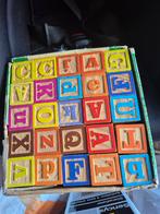 Houten letterblokken (50), Ophalen, Gebruikt, Knutselen