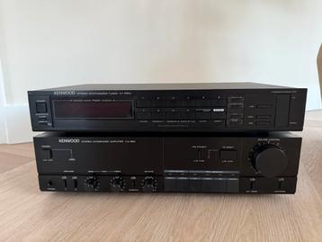 Kenwood KA-550 versterker en KT-550L tuner vintage set beschikbaar voor biedingen