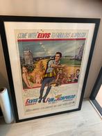 Elvis filmposter origineel, Rechthoekig Staand, Ophalen of Verzenden, Zo goed als nieuw, A1 t/m A3