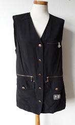 Gilet/bodywarmer van Gerry Weber mt 38, zwart knoopsluiting, Maat 38/40 (M), Verzenden, Zwart, Zo goed als nieuw