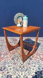 Vintage design Engels Gplan bijzettafeltje teakhout tafeltje, Minder dan 45 cm, Minder dan 55 cm, Vintage, Ophalen of Verzenden