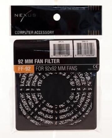 Fan Filter Nexus voor 92mm fan wasbaar (Nieuw) beschikbaar voor biedingen