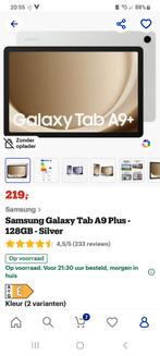 Samsung Galaxy Tab 9+ Nieuwstaat + Lila Hoes, Ophalen, Zo goed als nieuw, Samsung, Galaxy Tab 9+
