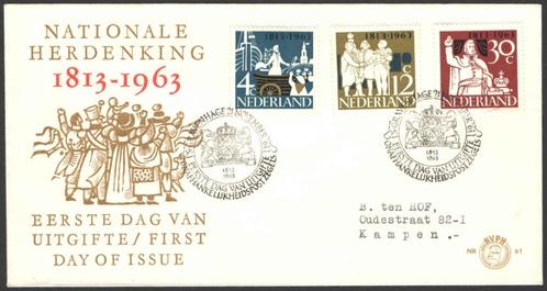 Nederland Eerste Dag Enveloppe FDC E61 Met Adres, Postzegels en Munten, Postzegels | Eerstedagenveloppen, Beschreven, Nederland