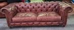 Vintage Chesterfield bank cigar brown leer + BEZORGING