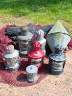 Oude antiek vintage scheepslamp ankerlicht, N, Ophalen of Verzenden, N, N