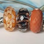 Mooi Setje Van Drie Ogerbeads Beads., Overige merken, Glas of Kristal, Nieuw, Ophalen of Verzenden