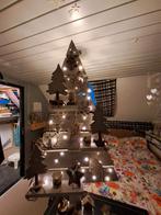 Houten kerstboom met kerst deco erbij, Diversen, Ophalen