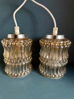 Set Vintage Kristallen Hanglampjes, Ophalen of Verzenden, Zo goed als nieuw, Glas, Minder dan 50 cm