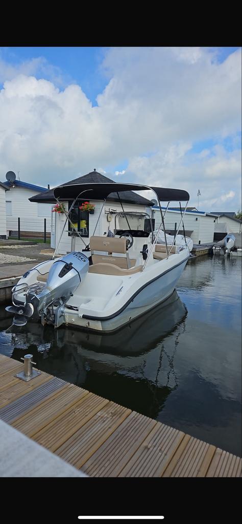 Barqa Q19 - Zeer nette boot met weinig vaaruren!, Watersport en Boten, Motorboten en Motorjachten, Zo goed als nieuw, Polyester