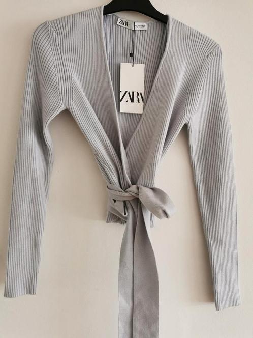 ZARA wikkeltrui mt. XS-S, Kleding | Dames, Truien en Vesten, Nieuw, Maat 34 (XS) of kleiner, Blauw, Verzenden