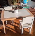 Flisat kindertafel + 2 Sundvik kinderstoeltjes, Ophalen, Gebruikt, Tafel(s) en Stoel(en)