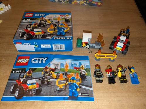 Lego 60088 City Brandweer starter Set, Kinderen en Baby's, Speelgoed | Duplo en Lego, Zo goed als nieuw, Ophalen of Verzenden
