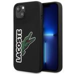 iPhone 13 14 15 Lacoste Crocodil silicone hoesje - zwart, Ophalen of Verzenden, Nieuw, IPhone 13, Frontje of Cover