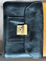 Vintage Renato Bernatini zwarte leren clutch, Overige merken, Zwart, Ophalen of Verzenden, Zo goed als nieuw