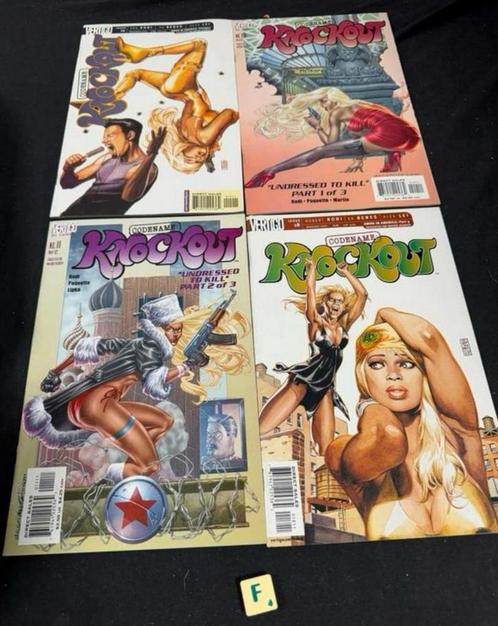 Knockout strips. 4 stuks. €4,99, Boeken, Strips | Comics, Zo goed als nieuw, Eén comic, Europa, Ophalen of Verzenden