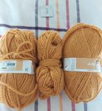 2,5 bollen wol oker geel (julia), Ophalen of Verzenden, Nieuw, Breien of Haken, Wol of Garen