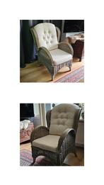 2 rotanstoelen, Huis en Inrichting, Banken | Sofa's en Chaises Longues, Ophalen, Zo goed als nieuw, Eenpersoons, Minder dan 150 cm