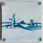 Delftsblauwe mythologische tegel, Antiek en Kunst, Ophalen of Verzenden