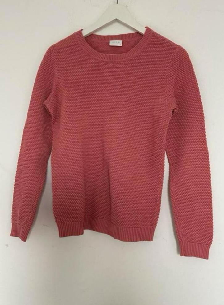 Vila Trui, Kleding | Dames, Truien en Vesten, Zo goed als nieuw, Maat 38/40 (M), Roze, Ophalen