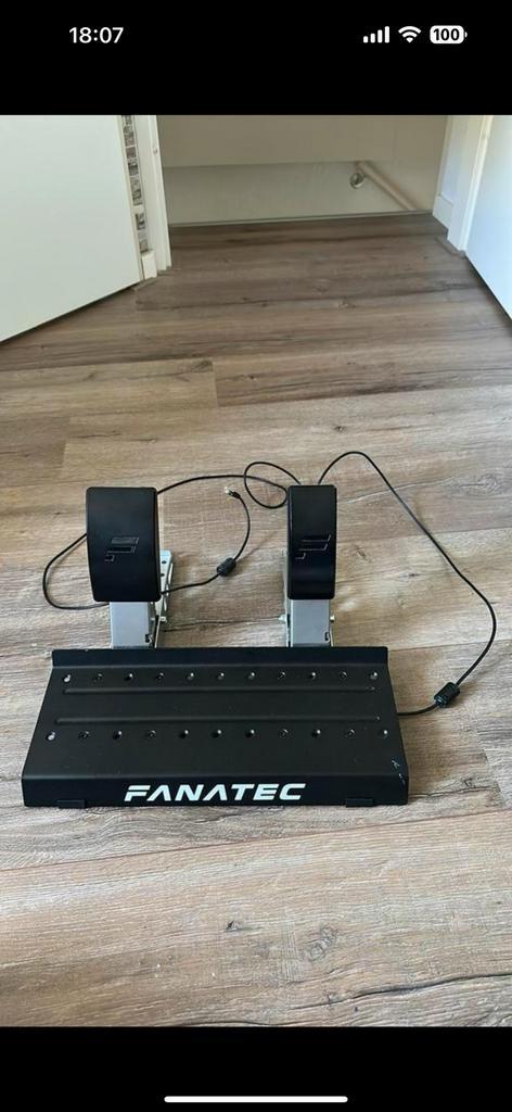 Fanatec clubsport pedalen, Spelcomputers en Games, Spelcomputers | Overige Accessoires, Zo goed als nieuw, Ophalen of Verzenden