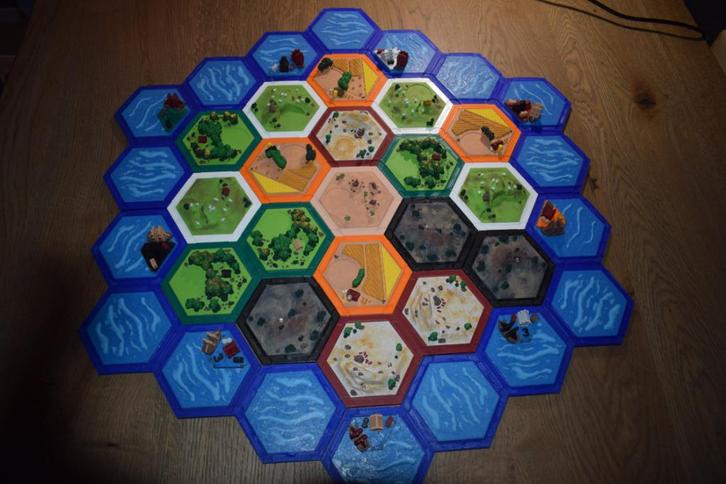 Catan 3D Basis (incl 5-6 speler), Hobby en Vrije tijd, Gezelschapsspellen | Bordspellen, Nieuw, Drie of vier spelers, Vijf spelers of meer