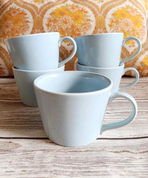 Just Mugs, 5 vintage kommen of XL mokken, jaren '80/'90, Huis en Inrichting, Keuken | Servies, Gebruikt, Kom(men), Overige stijlen