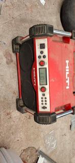 Hilti bouwradio rockhart pro, Audio, Tv en Foto, Radio's, Ophalen, Zo goed als nieuw, Bouwradio