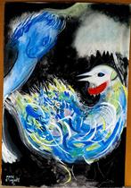Bloemen en veren - Marc Chagall (geïnspireerd door), Ophalen of Verzenden