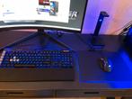 Corsair Gaming Set Muis, Toetsenbord, Muismat, Headset stand, Corsair RGB, Zo goed als nieuw, Ophalen