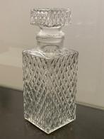 Glazen vintage karaf hoekig, Verzamelen, Glas en Borrelglaasjes, Ophalen, Zo goed als nieuw, Overige typen