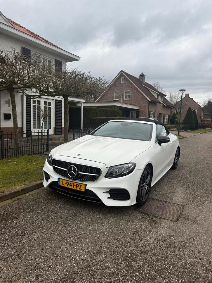 Mercedes-Benz E-Klasse Cabrio E200 197pk 9G-TRONIC 2020 Wit, Auto's, Mercedes-Benz, Particulier, E-Klasse, 360° camera, ABS, Achteruitrijcamera