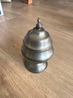 Antieke Tinnen Suikerpot met Deksel, Antiek en Kunst, Ophalen of Verzenden
