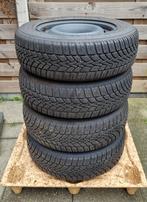 Dunlop Winterbanden 195/65 R15 op stalen velg 4 stuks, Ophalen, 15 inch, Banden en Velgen, Winterbanden