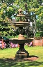 Oud roestlook Engelse fontein, Tuin en Terras, Waterpartijen en Fonteinen, Ophalen of Verzenden, Nieuw, Beton, Fontein