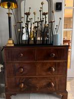 Antieke Engelse commode, Ophalen, Gebruikt, Victoriaans, 50 tot 100 cm