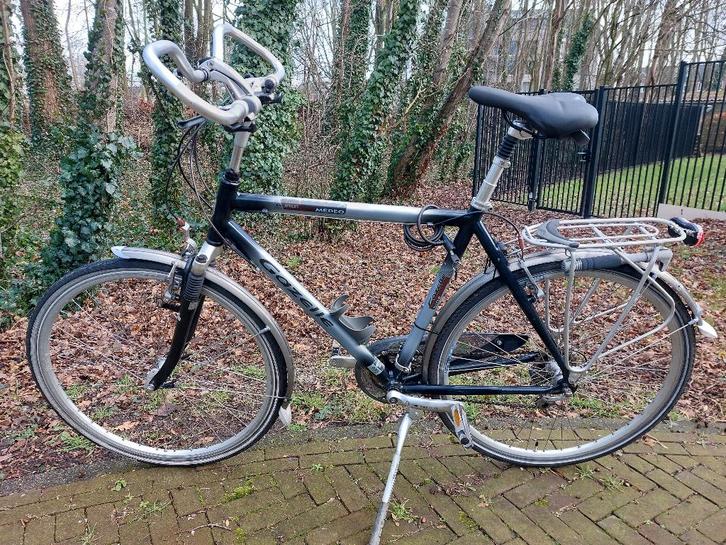 Mooie blauwe Gazelle Track & Trail, Fietsen en Brommers, Fietsen | Heren | Herenfietsen, Gebruikt, Gazelle, 57 tot 61 cm, Versnellingen