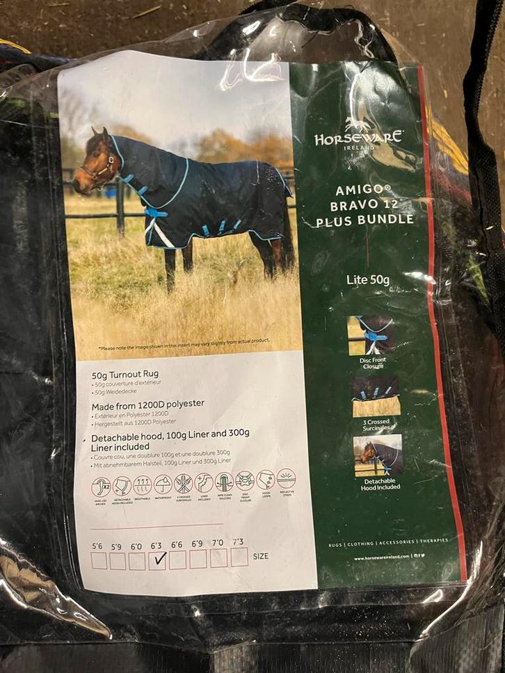 Amigo Bravo Bundle 6.3, Dieren en Toebehoren, Paarden en Pony's | Dekens en Dekjes, Gebruikt, Deken, Ophalen of Verzenden