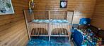 dubbele box, Kinderen en Baby's, Kinderkamer | Bedden, Ophalen, Gebruikt, 70 tot 85 cm