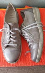 Goede leren grijs/bruine veterschoenen, mt 6,5/40, Solidus, Kleding | Dames, Ophalen of Verzenden, Bruin, Solidus, Sneakers of Gympen