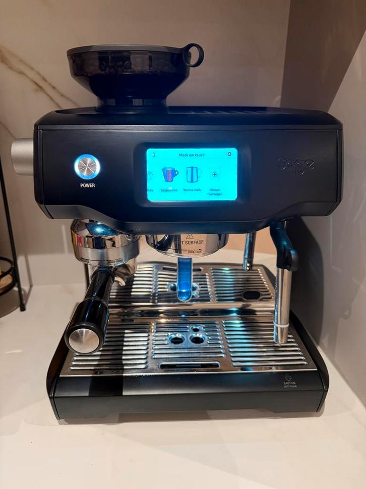 Sage Barista Touch Espresso Machine, Witgoed en Apparatuur, Koffiezetapparaten, Zo goed als nieuw, Koffiebonen, Espresso apparaat