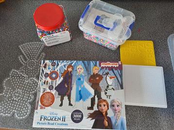 Diverse strijkkralensets. O.a. Frozen. beschikbaar voor biedingen