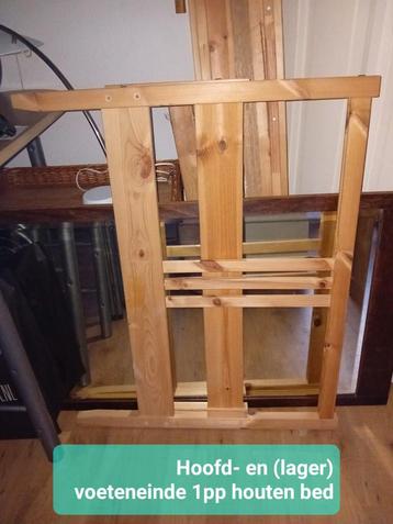 Ikea houten 1pp bed, weinig gebruikt. beschikbaar voor biedingen