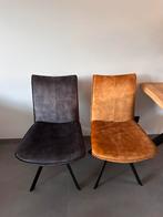 4 zachte stoelen te koop, Ophalen, Overige materialen, Gebruikt, 50 tot 100 cm
