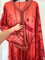 Prachtig zwaar bewerkte Marokkaanse feest jurk takchita, Zo goed als nieuw, Verzenden