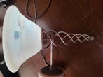 Mooie wandlamp spiraal met murano melkglazen kap, Ophalen of Verzenden, Zo goed als nieuw